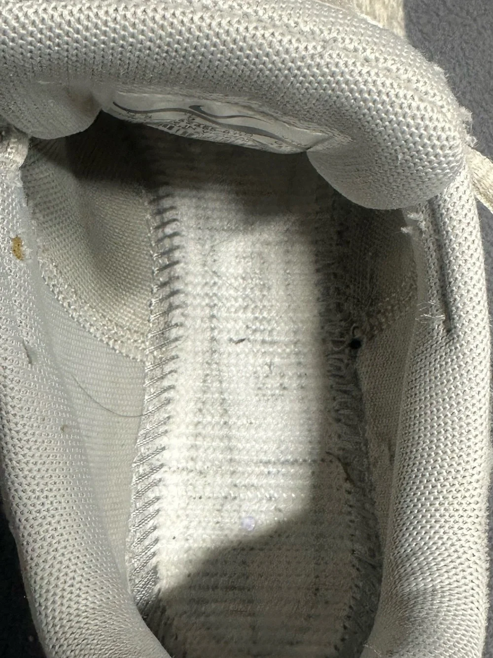 Nike Women's Beige Knit Running Sneakers